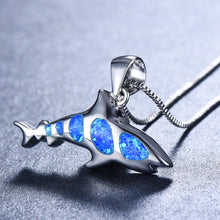 Load image into Gallery viewer, Save the Sharks Necklace